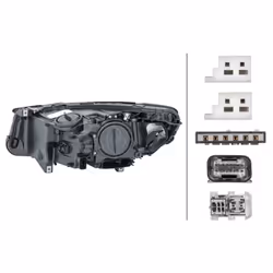 Projecteur principal HELLA 1ZS010 130-621