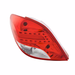 Feu arrière; HELLA; gauche LED, P21W, PY21W, R10W 12 sans ampoules avec porte-lampe; pour PEUGEOT; 6350HQ, 9686565980