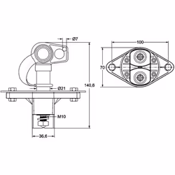 Coupe-batterie HELLA 6EK 002 843-121