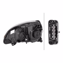 HELLA 1DB 008 461-861 Phares droit H7/H1, PY21W, W5W, H7, H1 12 pour circulation à droite RENAULT: CLIO 2, CLIO 2 Kasten