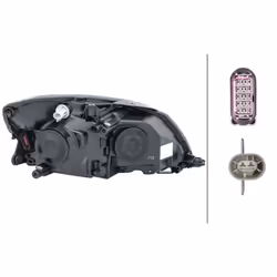 Projecteur principal HELLA 1ZL 010 417-411, gauche