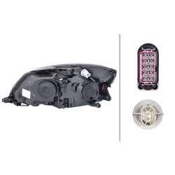 Projecteur principal HELLA 1ZL 010 417-421, droite