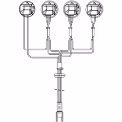 Jeu de câbles, projecteur principal HELLA 8KA 155 372-001