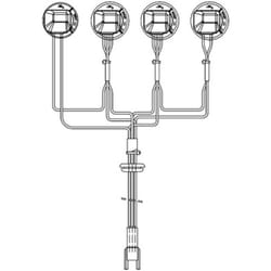 Jeu de câbles, projecteur principal HELLA 8KA 155 372-001