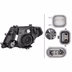 Projecteur principal HELLA 1EE 238 055-021, droite - Vue supplémentaire 4