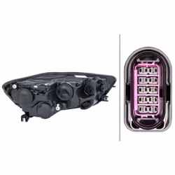 Projecteur principal HELLA 1EJ 011 149-011, gauche - Vue supplémentaire 4