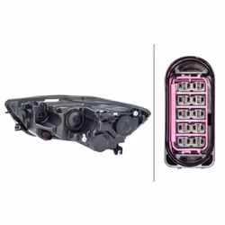 Projecteur principal HELLA 1EJ 011 149-021, droite - Vue supplémentaire 4