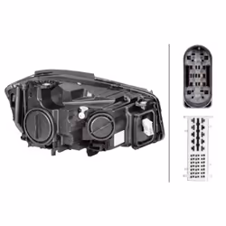 Projecteur principal HELLA 1ZT010 818-471 - Vue supplémentaire 4