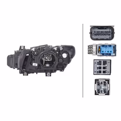 Projecteur principal HELLA 1ZS354 983-221