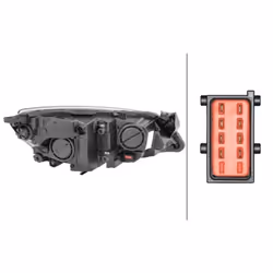 Projecteur principal HELLA 1EG 010 011-611, gauche - Vue supplémentaire 4