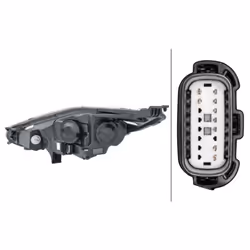 Projecteur principal HELLA 1EL 354 803-061, droite