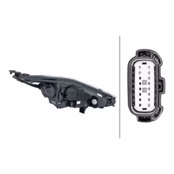 HELLA 1LL 354 803-071 Phares gauche H7/H1, PY21W, H7, H1 Halogène 12 pour circulation à gauche FORD: FIESTA 6