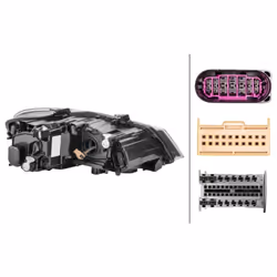 Projecteur principal HELLA 1EA012 034-411 - Vue supplémentaire 4