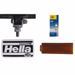 HELLA 1NB 005 860-201 Projecteur antibrouillard blanc rectangulaire gauche, droit avec ampoule avec cache - Vue supplémentaire 4