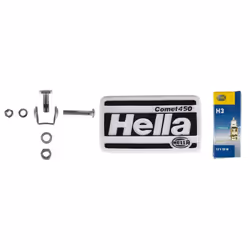 HELLA 1ND 005 700-441 Projecteur antibrouillard blanc rectangulaire gauche, droit avec ampoules - Vue supplémentaire 4