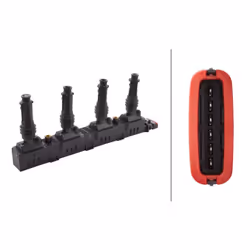 Bobine d'allumage HELLA 5DA 358 000-201