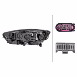 Projecteur principal HELLA 1EL012 976-021 - Vue supplémentaire 4