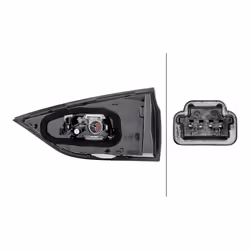 HELLA 2TZ 011 662-031 Feu arrière gauche Partie intérieure LED, W16W 12, 24 avec ampoule RENAULT: Espace 5