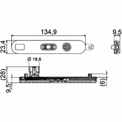 Catadioptre HELLA 8RA 009 226-131