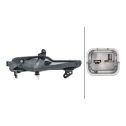 HELLA 2BA 012 349-011 Clignotant avant gauche avec ampoule PY21W Technologie d'illumination RENAULT: Megane 4, Fluence