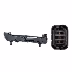 HELLA 2PT 010 680-021 Feu de roulage de jour droit pour remorques CITROËN: C4 Picasso 1