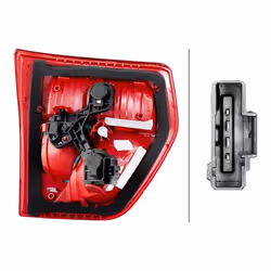 Feu arrière; HELLA; droit Partie intérieure H21W, P21W, R5W sans ampoules avec porte-lampe; pour CITROËN; 6350JX, 6350JX