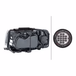 Phares; HELLA; droit HB3, LED, PY21W LED, Halogène 12 pour circulation à gauche; pour LAND ROVER; DH5213W029AB, LR039785