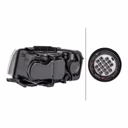 HELLA 1LL 354 813-081 Phares droit D3S, PY21W, LED LED, Bi-Xenon 12 pour circulation à gauche LAND ROVER: Freelander 2 SUV