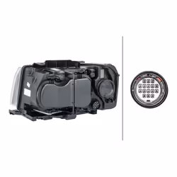 HELLA 1EL 354 813-101 Phares droit PY21W, D3S, LED Bi-Xenon, LED 12 pour circulation à droite LAND ROVER: Freelander 2 SUV