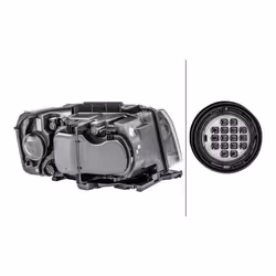HELLA 1LJ 354 813-131 Phares gauche LED, PY21W, HB3 LED, Halogène 12 pour circulation à gauche LAND ROVER: Freelander 2 SUV