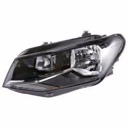Phares; HELLA; gauche W21/5W, H21W, H4 Halogène, FF 12 pour circulation à gauche; pour VOLKSWAGEN, DACIA, VW; E87565, E87566, ...
