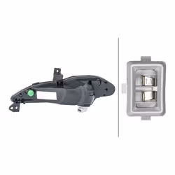 HELLA 2BA 011 395-041 Clignotant avant droite avec ampoule PY21W Halogène PEUGEOT: 308 II 3/5 portes, 308 SW 2, 308 I SW