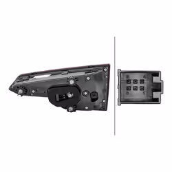 HELLA 2SV 012 247-111 Feu arrière gauche Partie intérieure LED 12 avec porte-lampe AUDI: A4 B9 Berline