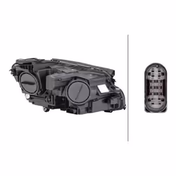 Phares; HELLA; gauche PY21W, H7/H7 Halogène pour circulation à gauche; pour MERCEDES-BENZ; 2138202361, A2138202361