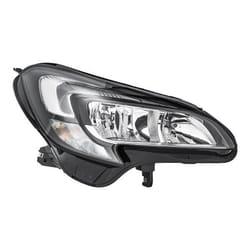 HELLA 1LF 011 830-081 Phares droit H7/H7, PSY24W, LED LED, Halogène, FF pour circulation à gauche OPEL: Corsa E 3/5 portes