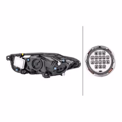 HELLA 1LL 011 811-341 Phares droit LED, D3S, PWY24W LED, Bi-Xenon pour circulation à gauche