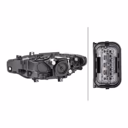 HELLA 1LG 012 101-941 Phares droit H7/H7, PY21W Halogène, FF 12 pour circulation à gauche BMW: 3 Touring, 3 Berline