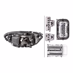 HELLA 1LX 011 929-431 Phares gauche LED LED pour circulation à gauche BMW: 1 5 portes, 1 3 portes