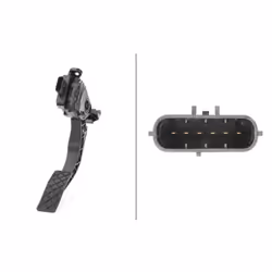 Capteur, position de pédale d'accélérateur HELLA 6PV 009 505-701