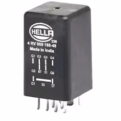 Appareil de commande, temps de préchauffage; HELLA; 4; pour AUDI, VOLKSWAGEN, SKODA, SEAT, VW; 03G907281B, 03G907282, 03G9072 ...
