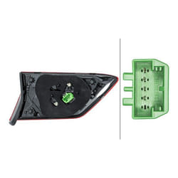 HELLA 2SA 012 522-121 Feu arrière droit Partie intérieure LED 12 VOLKSWAGEN: Tiguan II, Tiguan Allspace