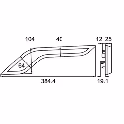 HELLA 2BA 013 334-051 Feu clignotant LED 24, 12 limpide avant gauche