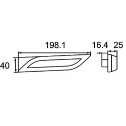 HELLA 2BM 013 339-041 Feu clignotant supplémentaire