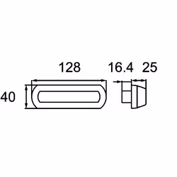 HELLA 2BA 013 398-001 Feu clignotant LED 12, 24 limpide avant gauche, avant droite