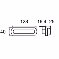 HELLA 2BM 013 337-061 Feu clignotant supplémentaire