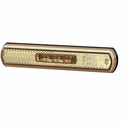 Feu de position; HELLA; LED gauche, droit 24, 12 Montage en saillie, vissé; E249553