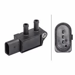 Capteur, pression des gaz d'échappement HELLA 6PP 009 409-161