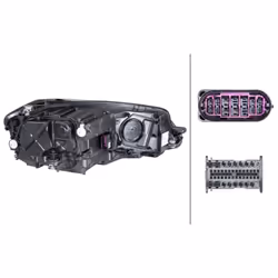 Projecteur principal HELLA 1EX013 924-291 - Vue supplémentaire 4