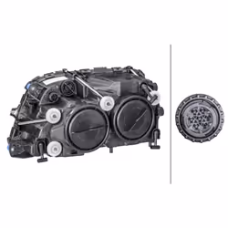 Projecteur principal HELLA 1EH 009 513-321 - Vue supplémentaire 4