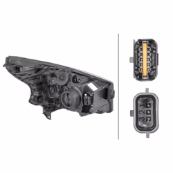 Projecteur principal HELLA 1EE 011 410-451, gauche - Vue supplémentaire 4